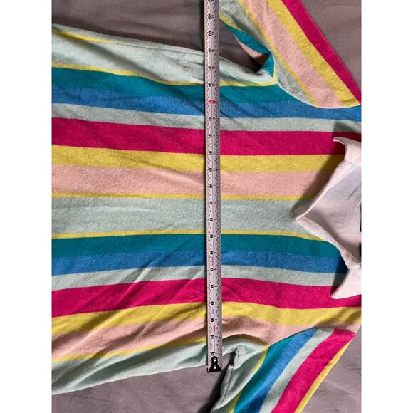 Lands' End Chenille Beach Ball Print Swim /Casual Top SZ Small - Picture 6 of 7